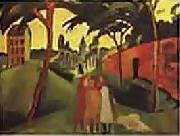 August Macke 1913 Staatsgalerie Moderner Kunst, Munich oil painting artist